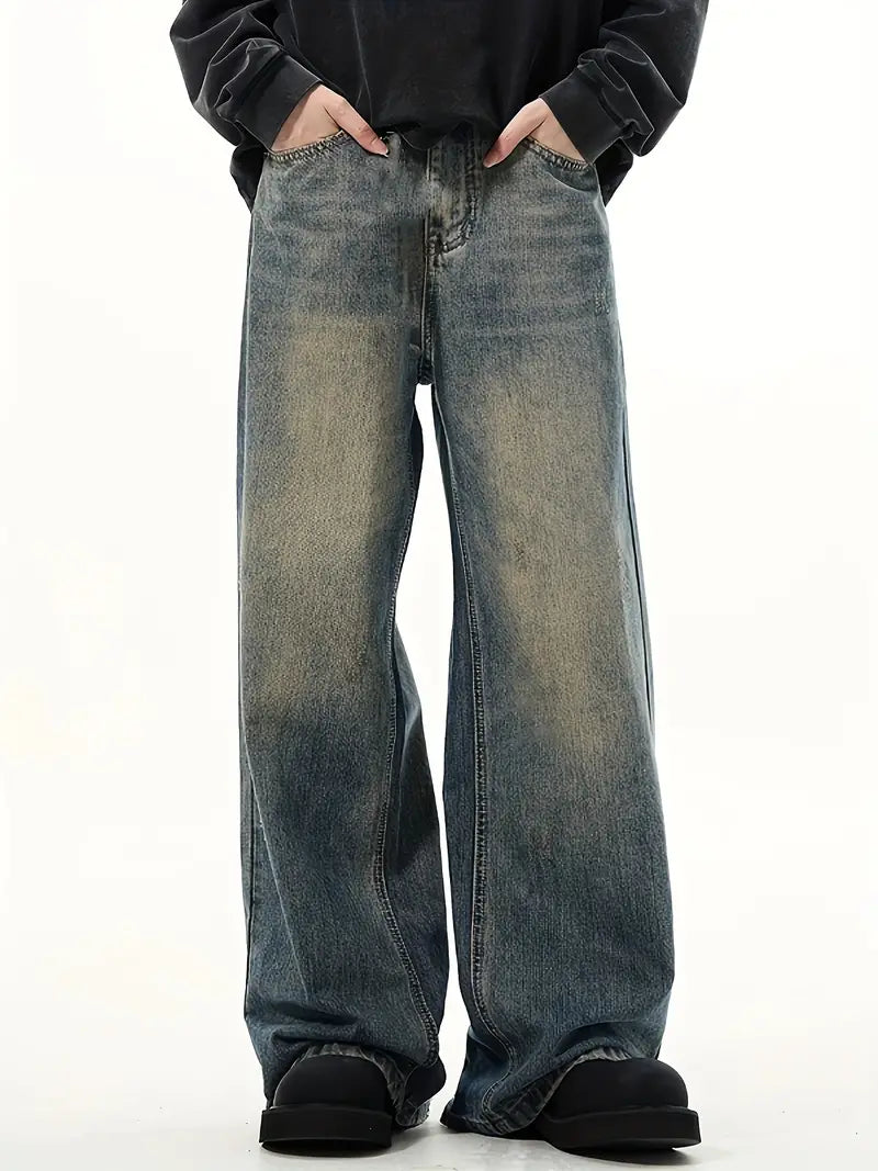 Lazano™ | Washed Baggy Jeans