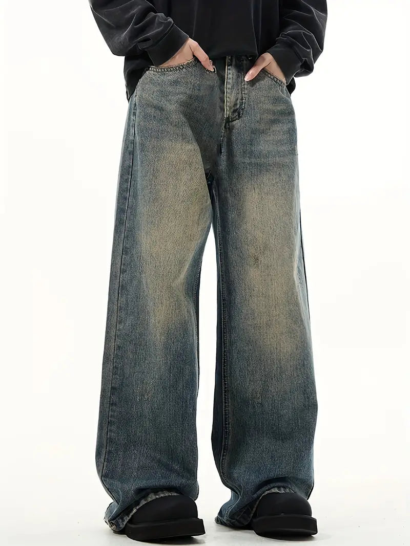 Lazano™ | Washed Baggy Jeans