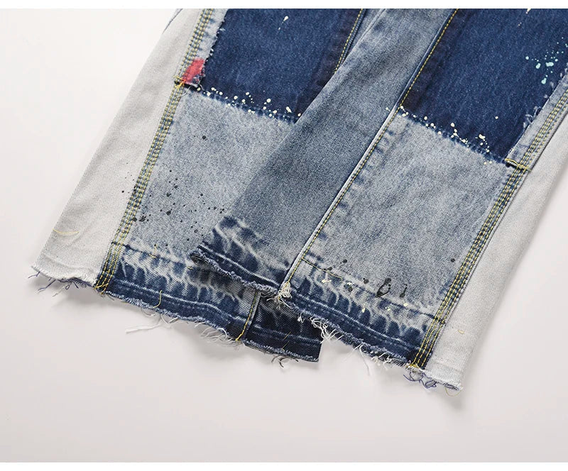 Lazano™ | Raw Edge Flared Jeans