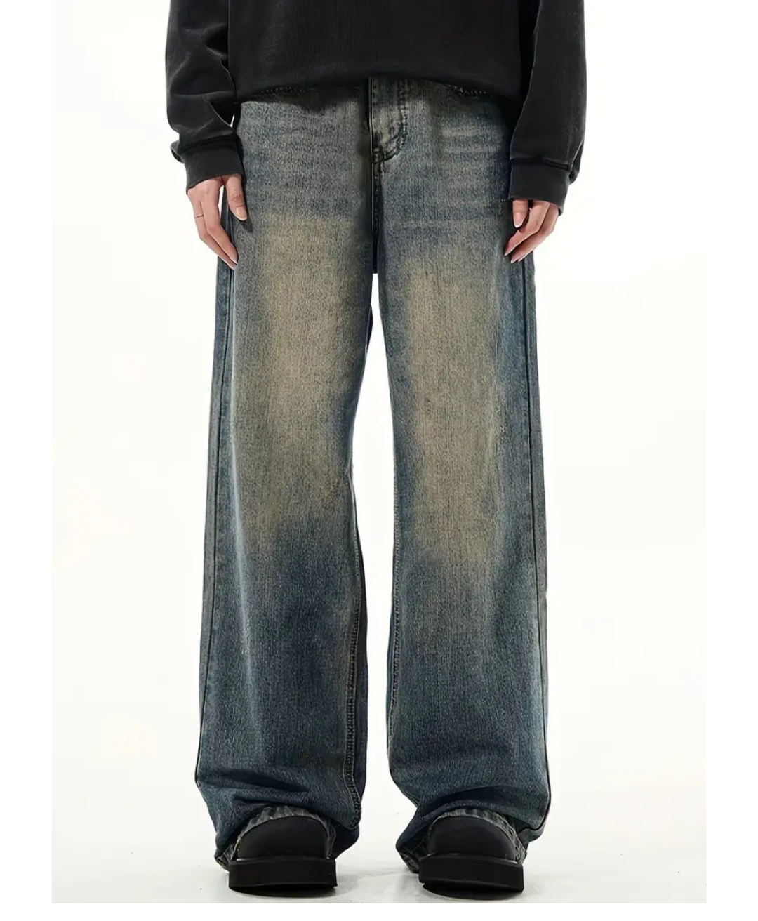 Lazano™ | Washed Baggy Jeans